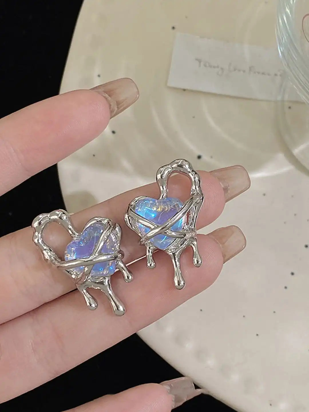 Krelin Heart Shaped Studs